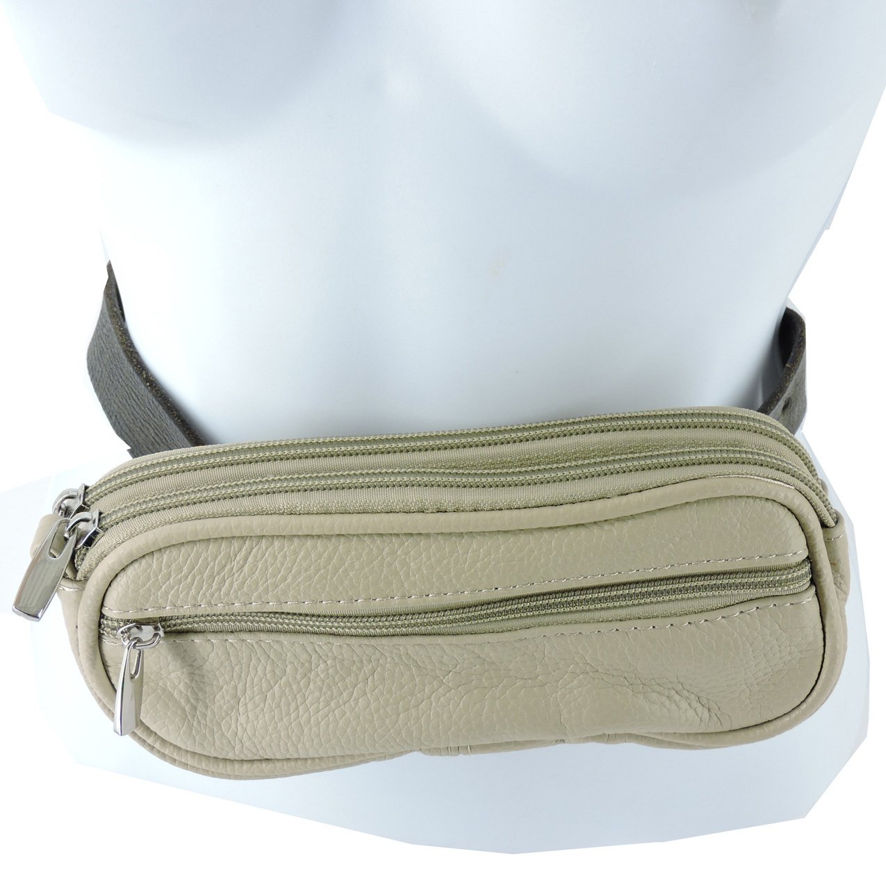 Leather Eyeglass Glasses Case with Wristlet Handle, Padded WOMAN