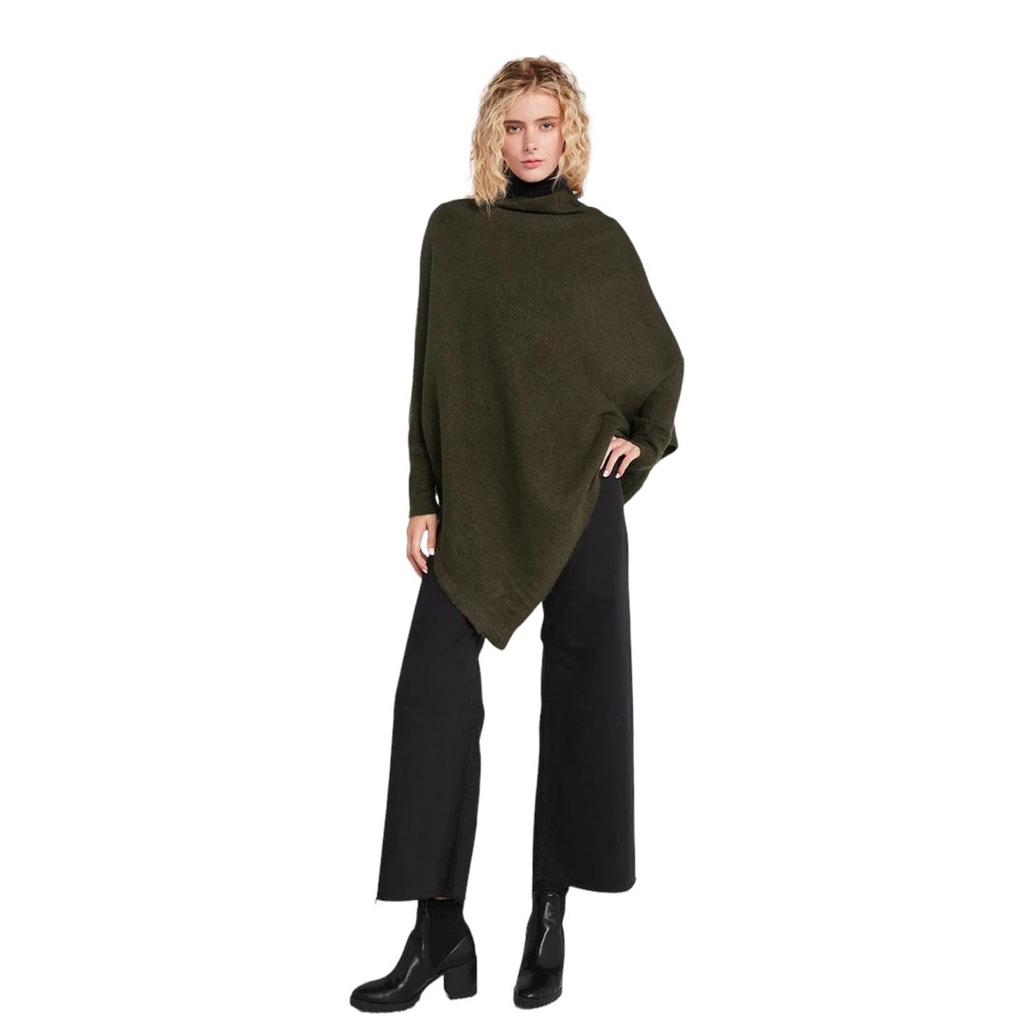 Look by M Triangle Poncho with Sleeves