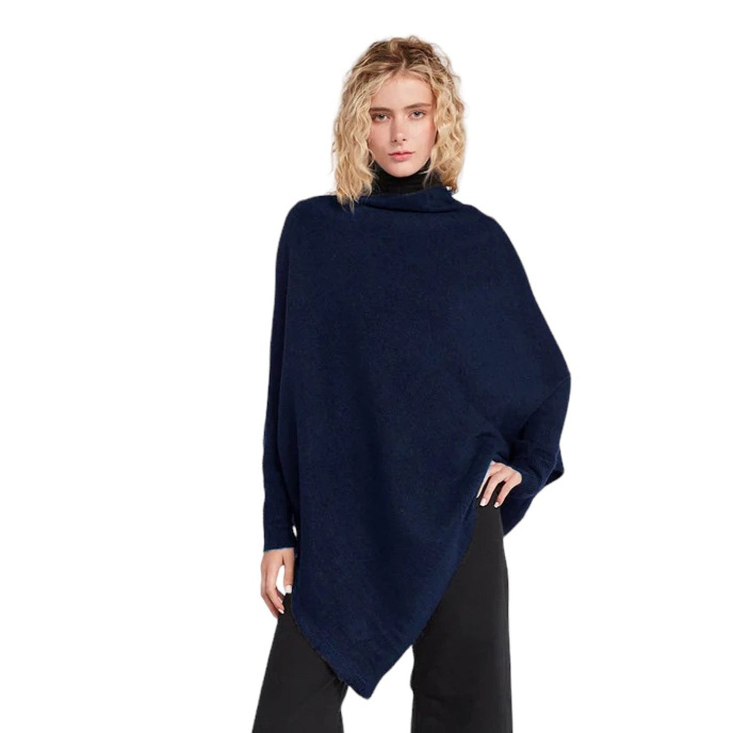 Look by M Triangle Poncho with Sleeves