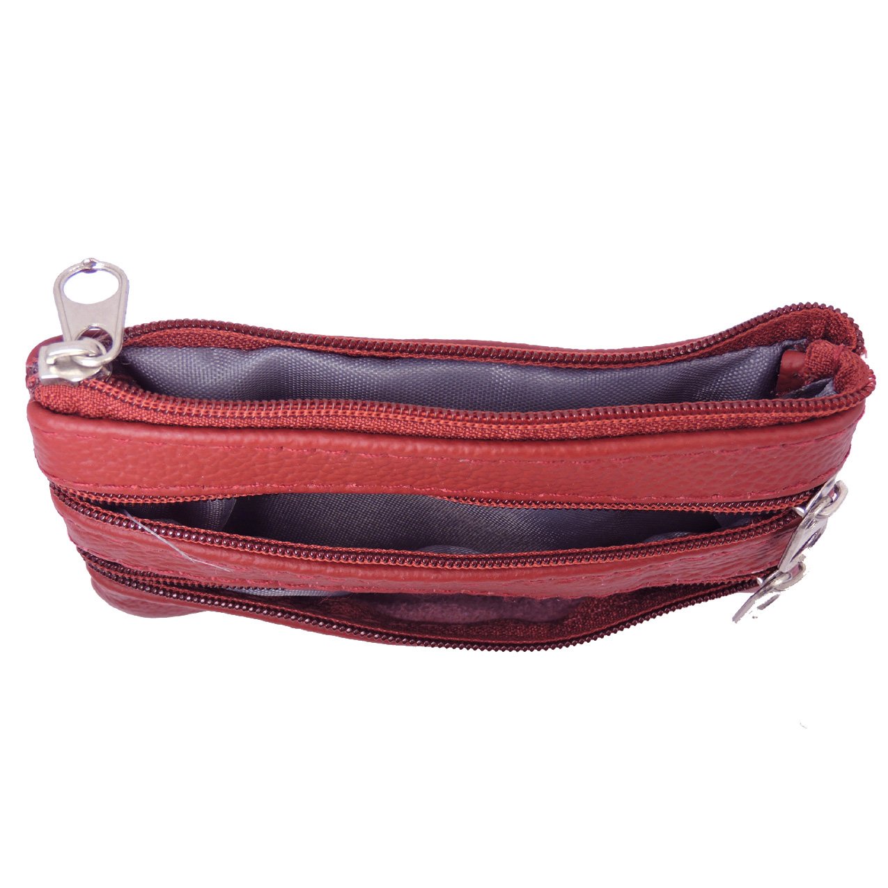 Womens Leather Coin Purse Pouch with Pockets -Handcrafted Genuine Cowhide