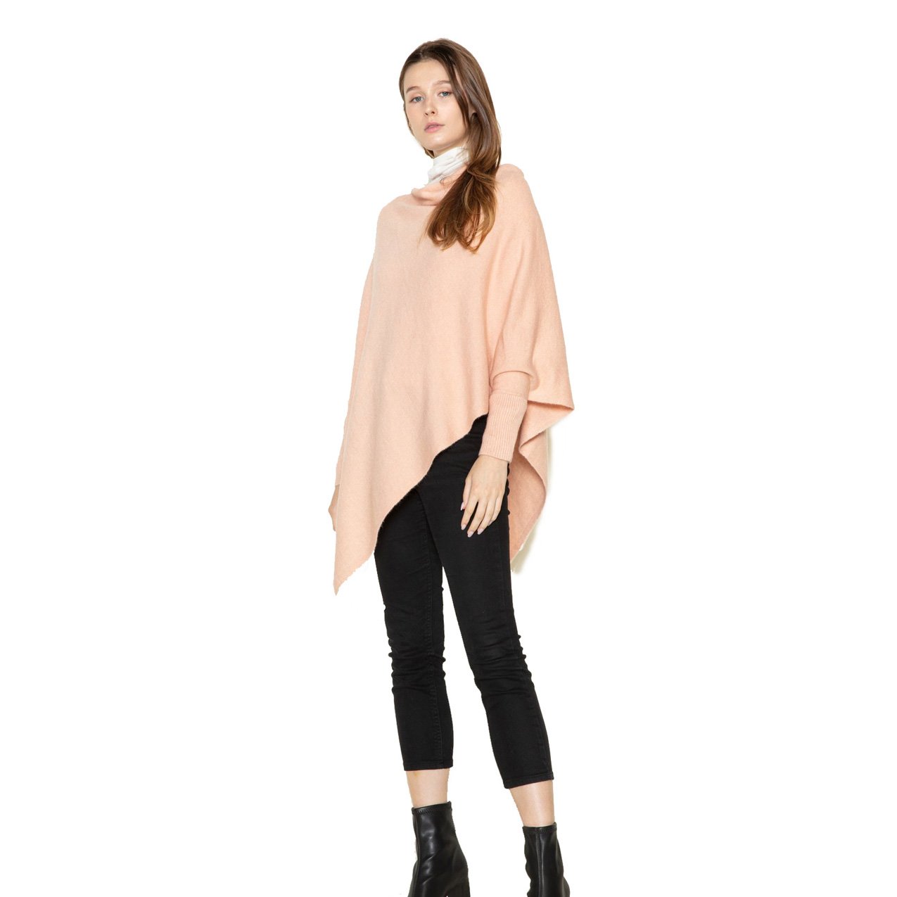 Look by M Triangle Poncho with Sleeves