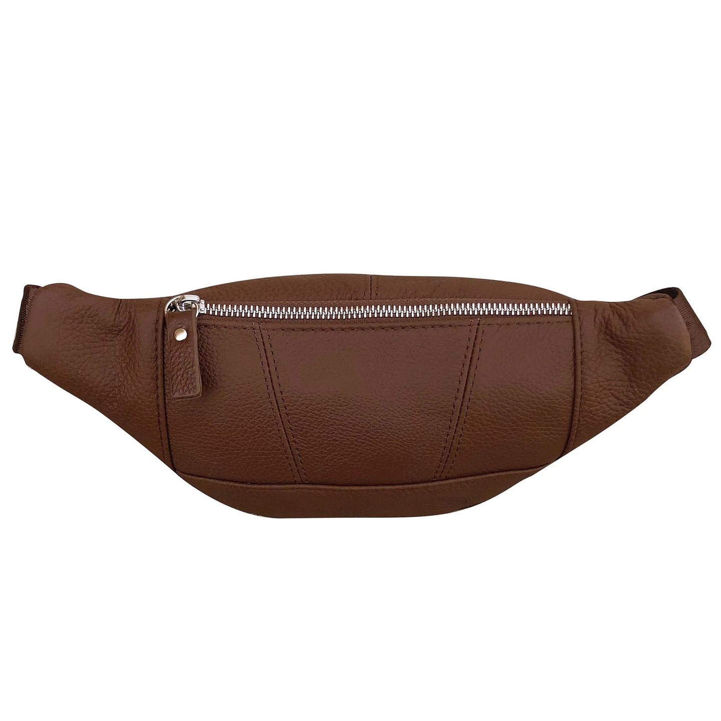 Genuine Leather Fanny Pack Waist Bag Body Pouch Pockets Organizer Phone Holder