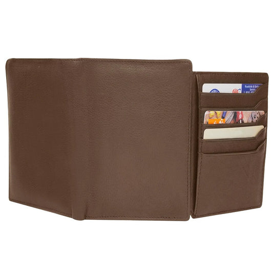 Men's RFID Leather Wallet Cowhide, ID, CC, Bill Pockets, Gift Box