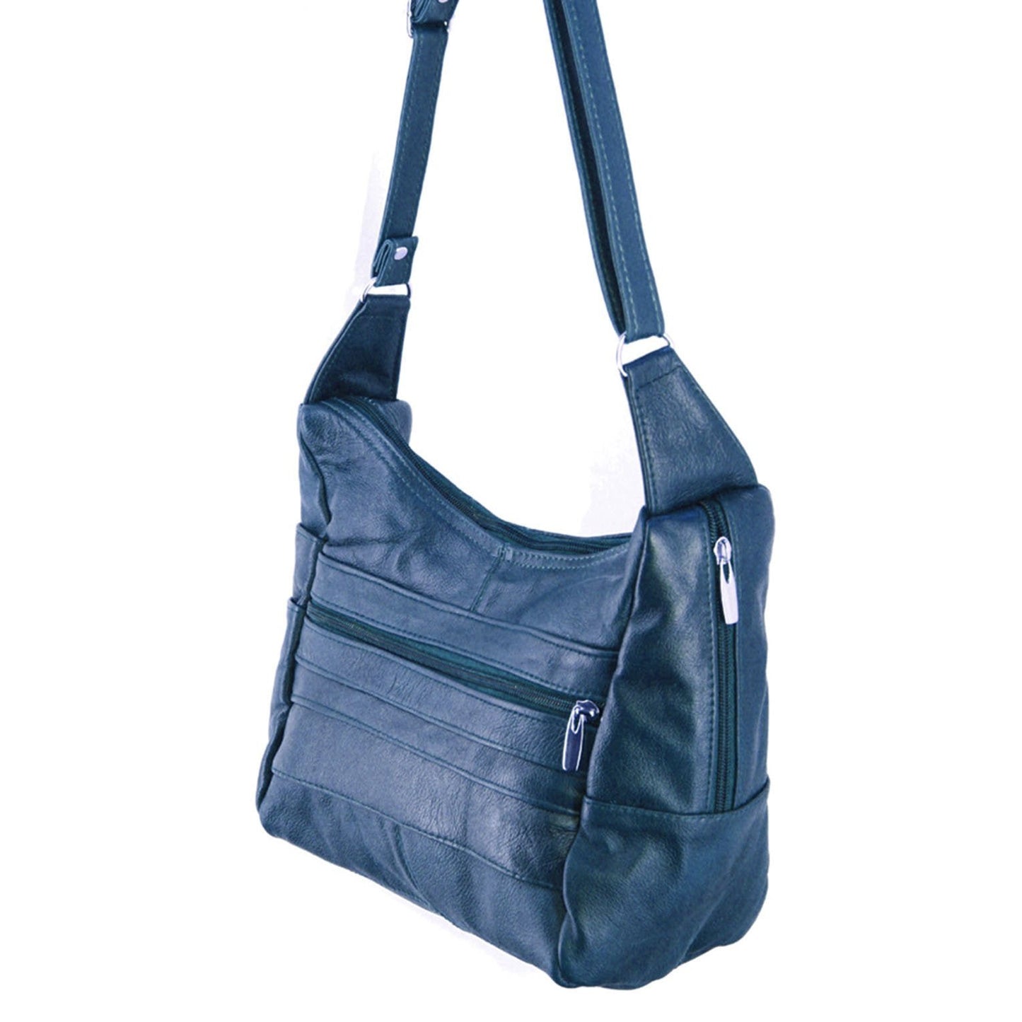 Women's Leather Medium Cross Body Purse Shoulder Ladies Handbag