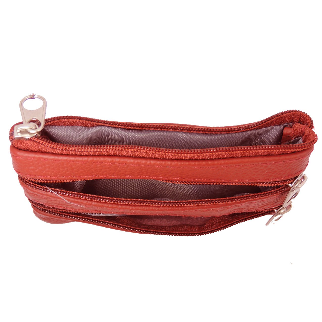 Womens Leather Coin Purse Pouch with Pockets -Handcrafted Genuine Cowhide