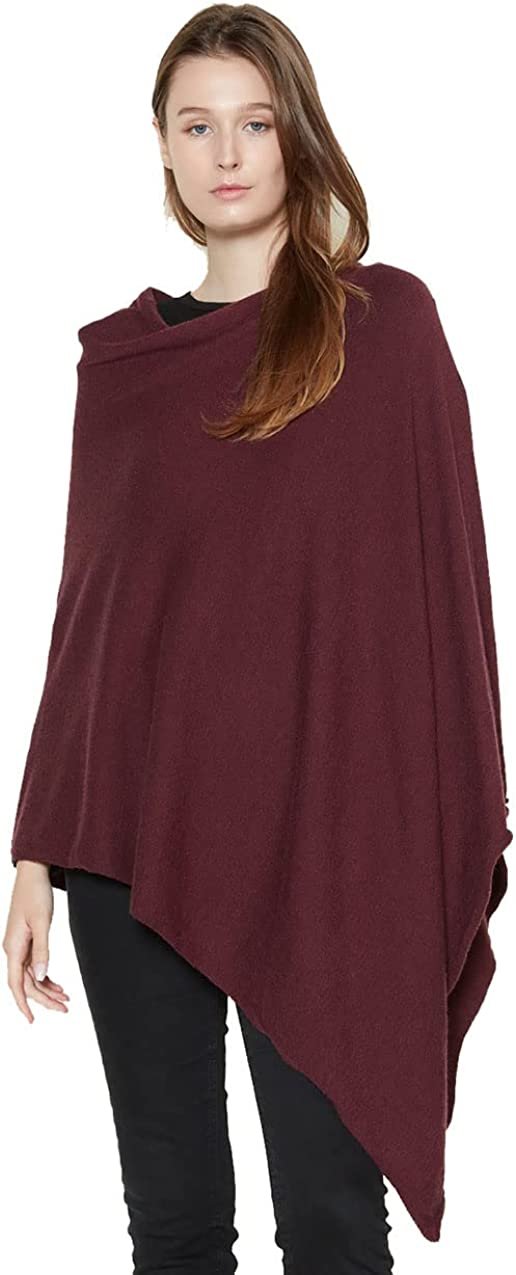 Look by M Women's Basic Poncho Year Round Cover Special Occasion for Every Day