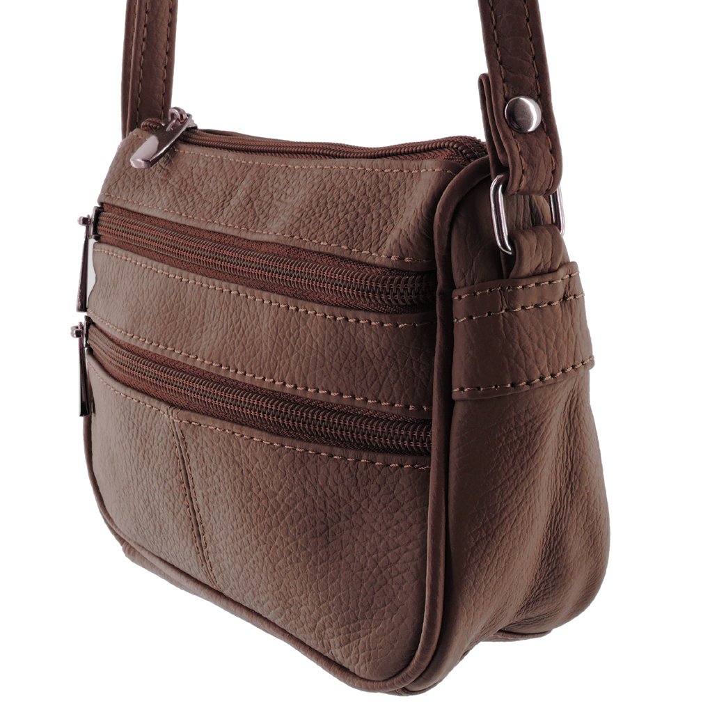 Women's Cowhide Leather Small Crossbody or Shoulder Bag  Multi-Purpose