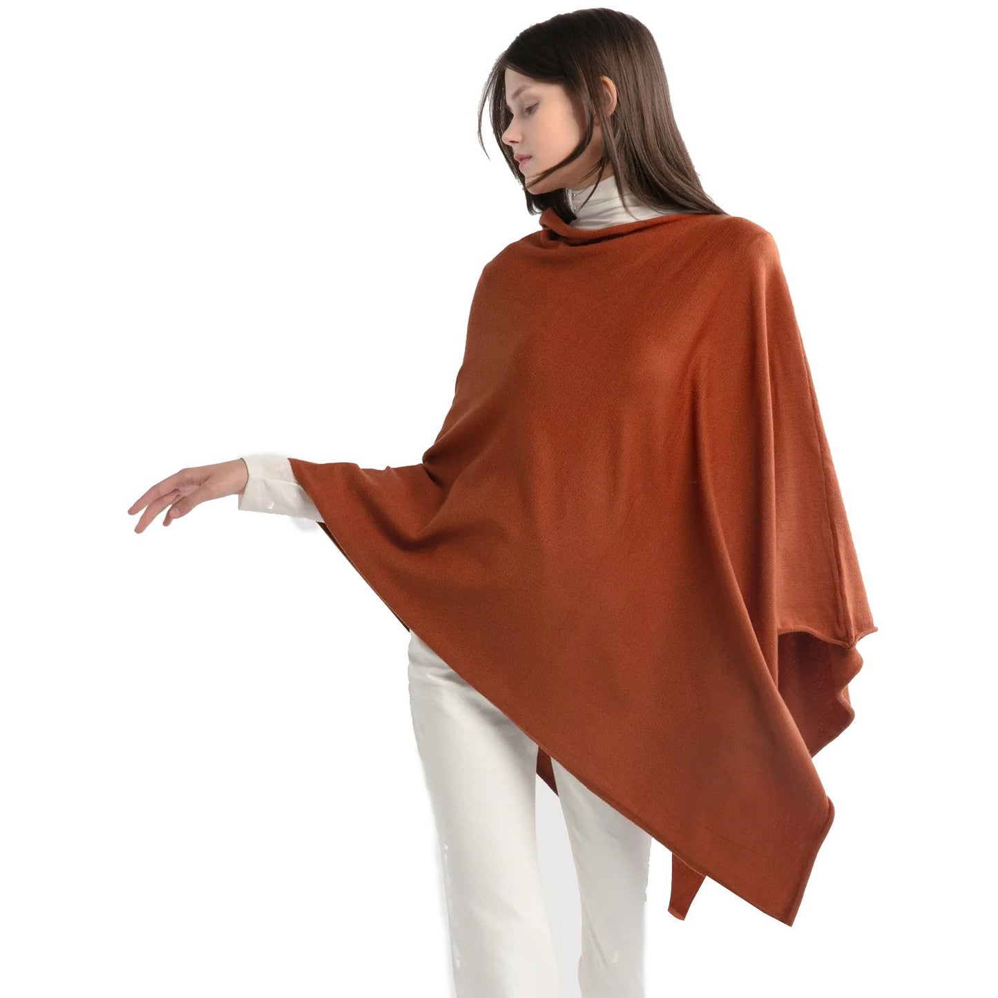 Look by M Women's Basic Poncho Year Round Cover Special Occasion for Every Day