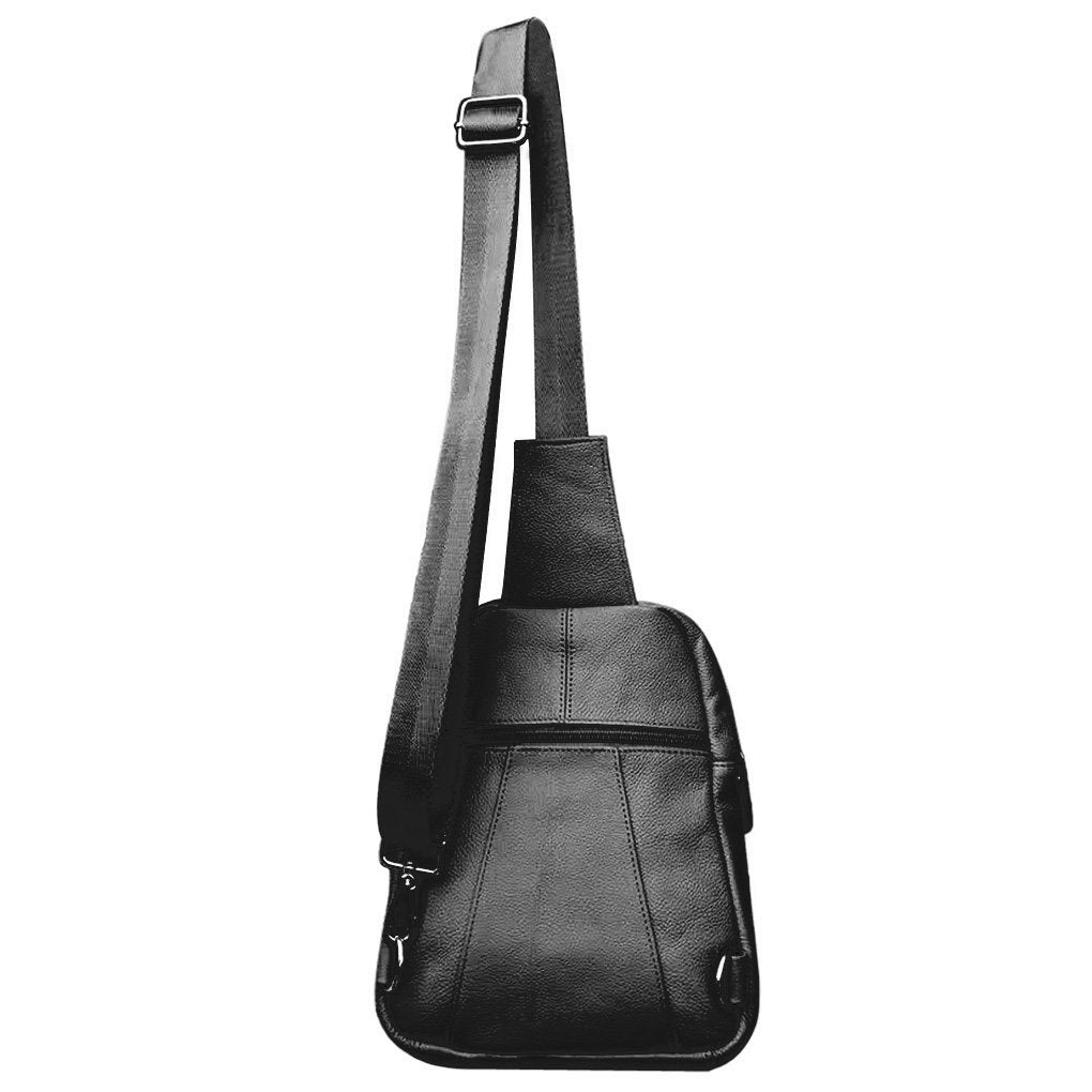 Genuine Leather Sling Backpack - Your Stylish & Organized Companion Silver Fever®