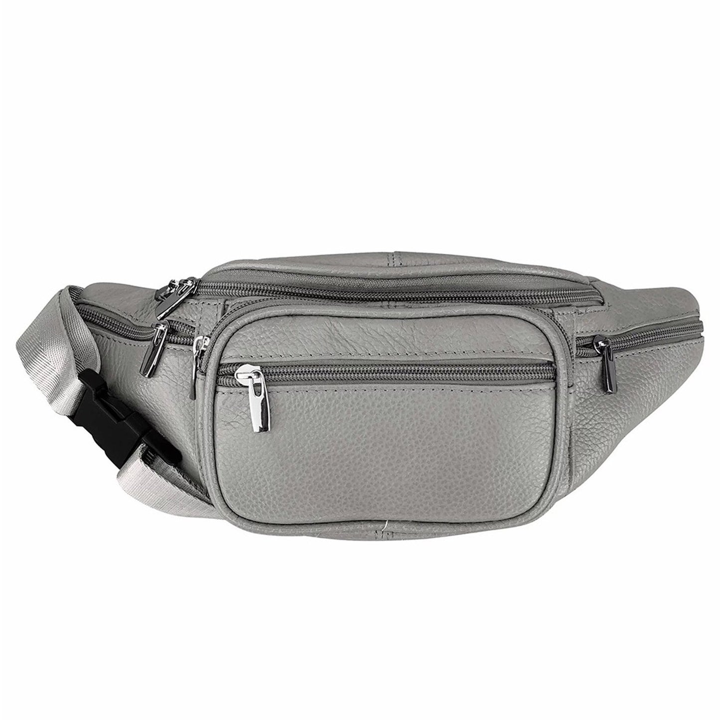 Men's Women's Leather Fanny Pack Waist-Pack Cellphone Holder Crossover Bag
