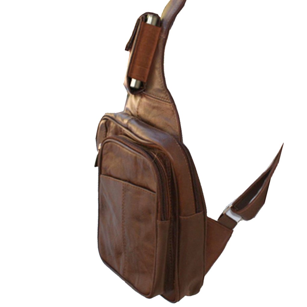 Genuine Leather Sling Backpack - Your Stylish & Organized Companion Silver Fever®