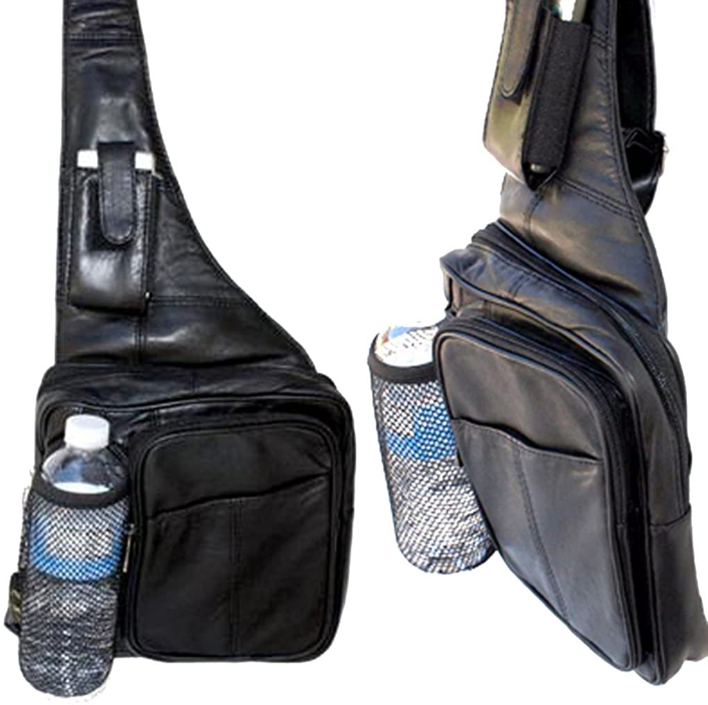 Genuine Leather Sling Backpack - Your Stylish & Organized Companion Silver Fever®