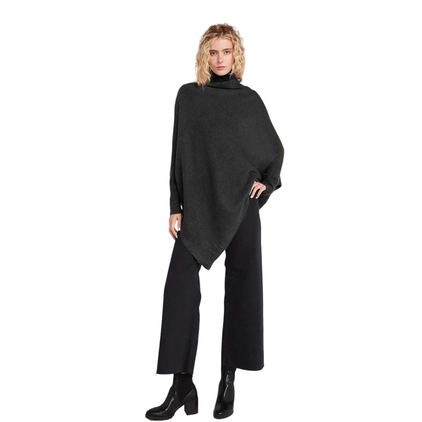 Look by M Triangle Poncho with Sleeves