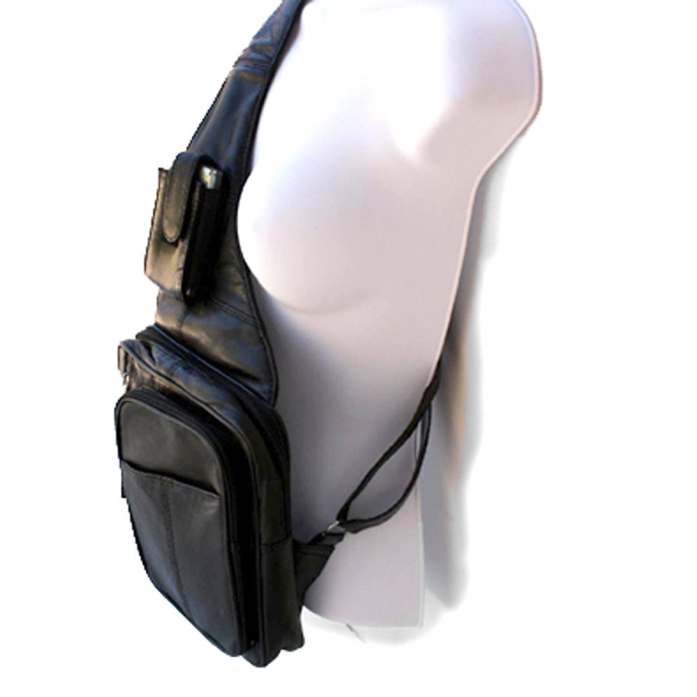 Genuine Leather Sling Backpack - Your Stylish & Organized Companion Silver Fever®